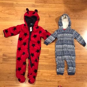 12-18 month fleece one piece outfits